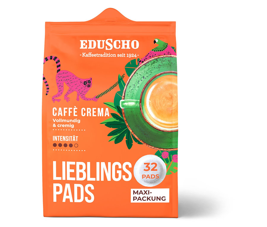 Eduscho Lieblingspads Caffè Crema - 32 Pads
