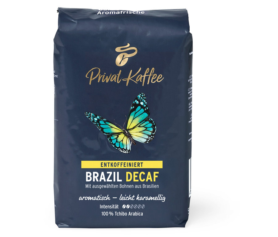 Privat Kaffee Brazil Decaf - 500 g Ganze Bohne