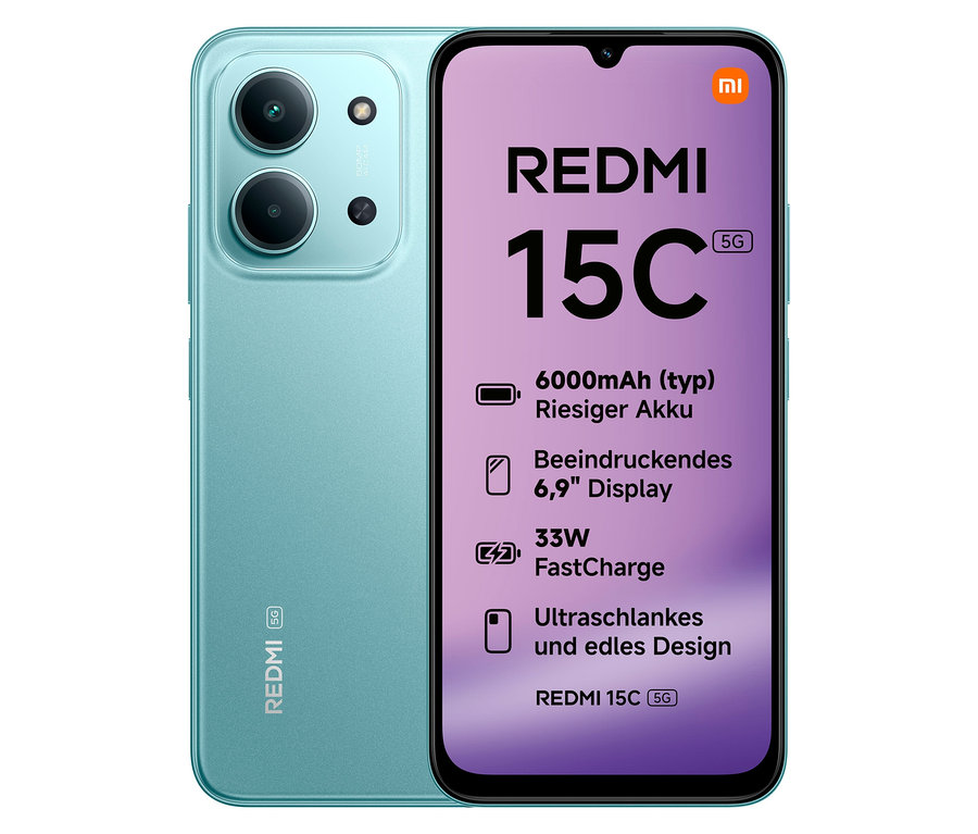 Xiaomi Redmi 15C 5G 128 GB Mint Green