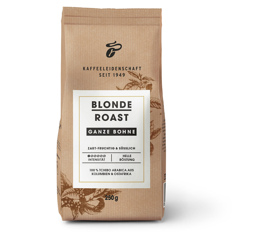Blonde Roast - 250 g Ganze Bohne
