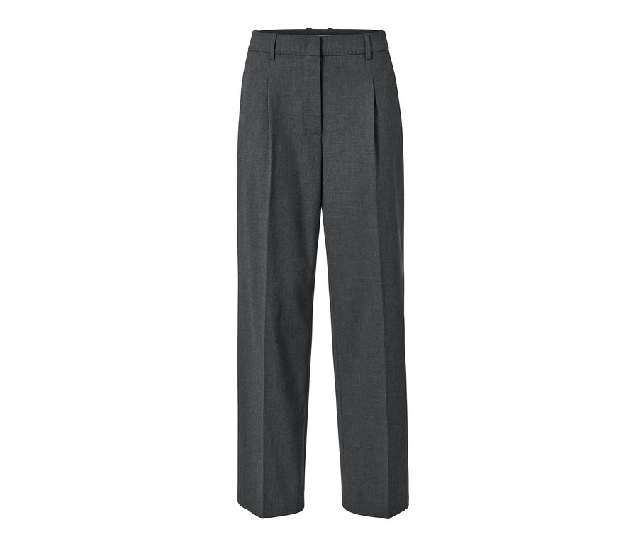 Grau melierte Komfort-Webhose.