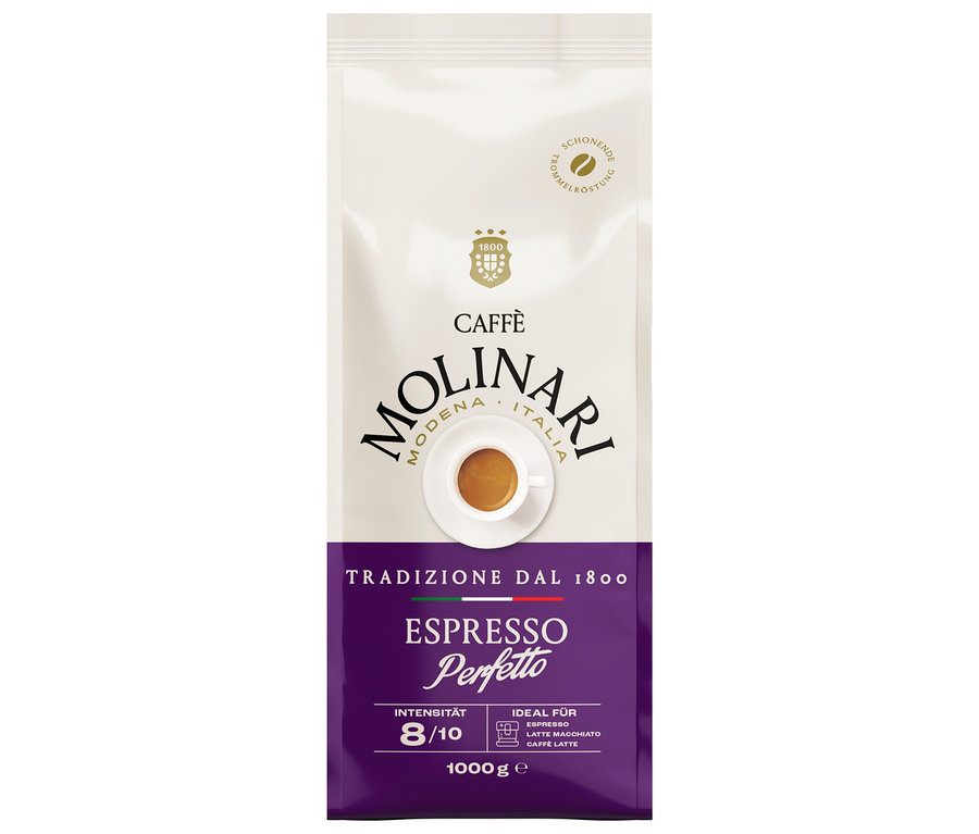 Caffè Molinari Espresso Perfetto - 1 kg Ganze Bohne