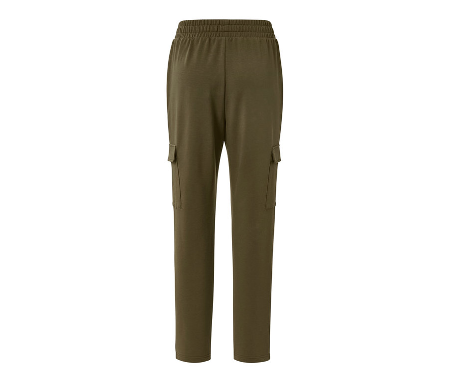 Khakifarbene Joggpants mit Cargo-Taschen.
