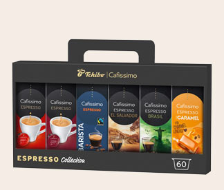 Cafissimo Kaffeekapseln Espresso, Caffè Crema | TCHIBO