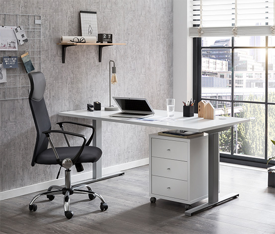 Elektrisch höhenverstellbarer Schreibtisch »Office 1600«, 160 x 75 cm  online bestellen bei Tchibo 608380