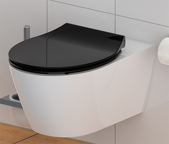 Schütte-Duroplast-WC-Sitz »Slim Black« online bestellen bei Tchibo 604533
