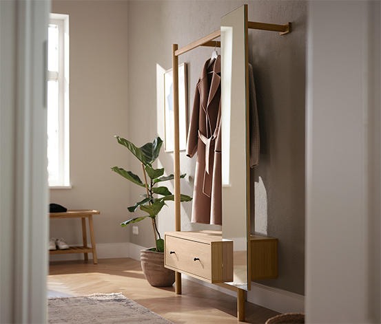 Garderobe mit Spiegel online bestellen bei Tchibo 631229