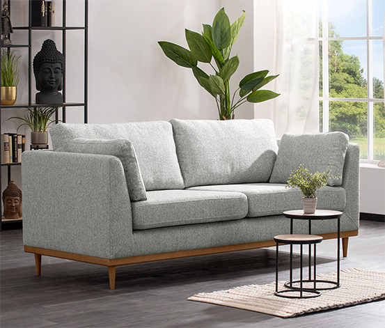 3-Sitzer-Sofa »Larsen«, hellgrau online bestellen bei Tchibo 644944