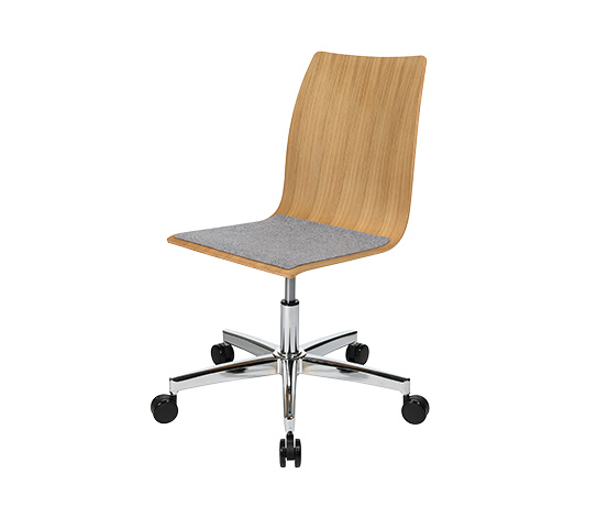 Topstar-Holz-Schreibtischstuhl mit gepolsterter Sitzfläche online bestellen  bei Tchibo 372220