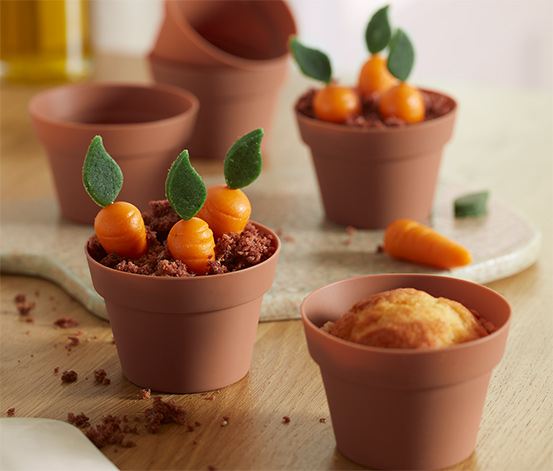 6 Blumentopf-Muffinformen online bestellen bei Tchibo 628551