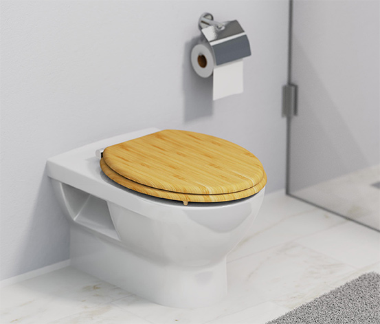 Schütte WC-Sitz »Bambus« mit Absenkautomatik online bestellen bei Tchibo  659660