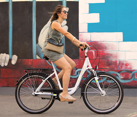 HAWK-Bikes-E-Bike »eCity Wave White« online bestellen bei Tchibo 636862