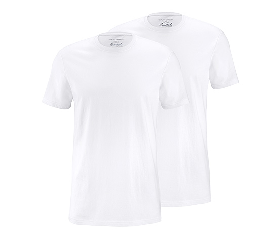 2 T-Shirts mit Rundhalsausschnitt online bestellen bei Tchibo 352277