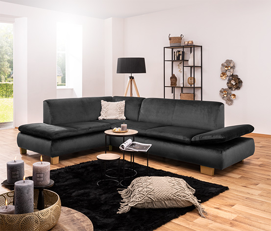 Max Winzer® Sofa 2,5-Sitzer mit Ecksofa »Tampere«, graphit, links online  bestellen bei Tchibo 655303
