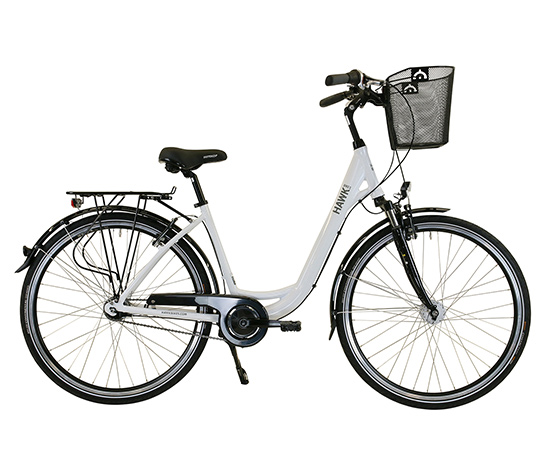 HAWK Bikes Fahrrad »City Wave Deluxe Plus«, weiß, 26 Zoll, 44-cm-Rahmen  online bestellen bei Tchibo 674092
