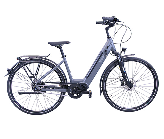 HAWK Bikes E-Bike Damen »eCity Wave Integrated Lady STEPS«, grau, 28 Zoll,  44-cm-Rahmen online bestellen bei Tchibo 674098