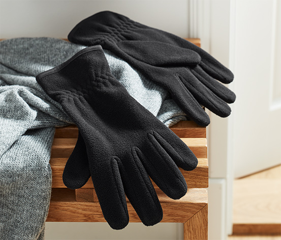 Fleece-Handschuhe, schwarz online bestellen bei Tchibo 626675