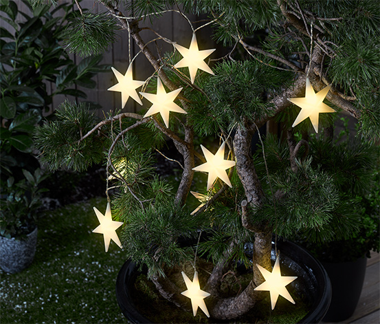 LED-Akku-Lichterkette »Sterne« online bestellen bei Tchibo 618330