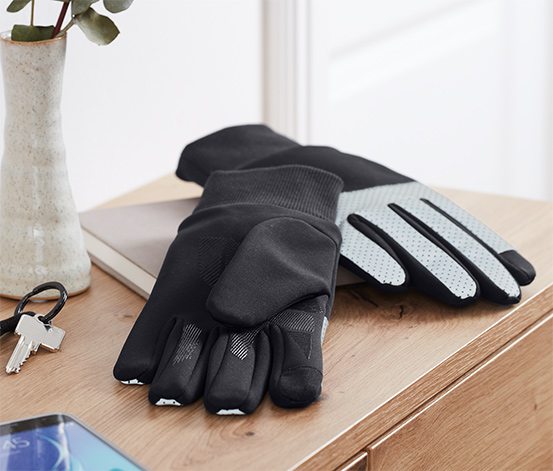 Windprotection-Handschuhe mit Reflektorbesatz online bestellen bei Tchibo  616185