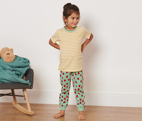 2 Kinder-Pyjamas, Erdbeer-Alloverprint online bestellen bei Tchibo 659482
