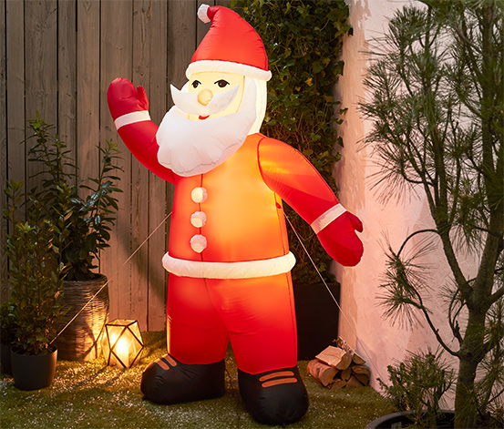 Aufblasbarer XXL-LED-Weihnachtsmann online bestellen bei Tchibo 623719