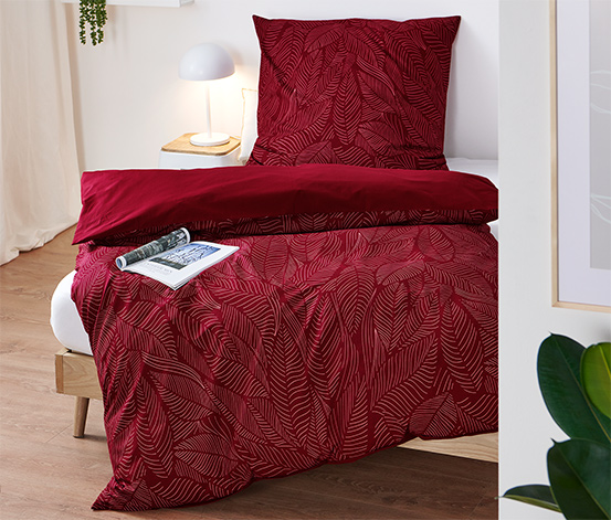 Premium-Baumwoll-Bettwäsche, Übergröße, rot online bestellen bei Tchibo  661234