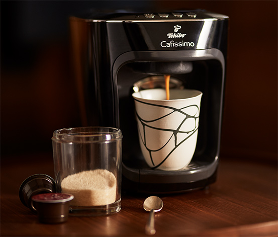 Cafissimo mini, midnight black (inkl. elektrischem Milchaufschäumer und  Cafissimo Espresso Collection) online bestellen bei Tchibo 527802