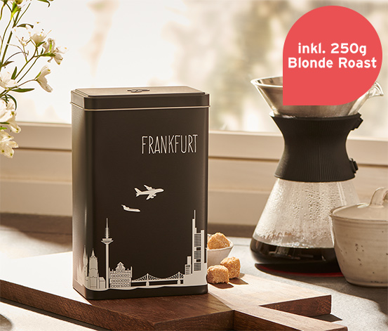 Kaffeedose »Frankfurt« inkl. 250 g Blonde Roast online bestellen bei Tchibo  526796
