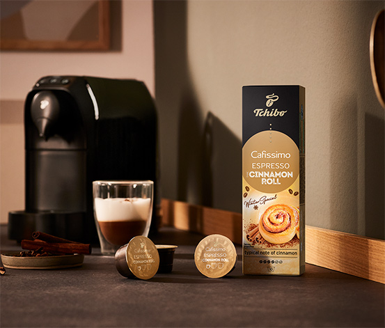 Cafissimo Flavoured Edition – Espresso Cinnamon Roll – 10 Kapseln online  bestellen bei Tchibo 514471