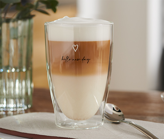 Latte Macchiato Gläser, bedruckt, Herzchen online bestellen bei Tchibo  655995