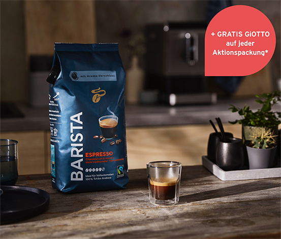 BARISTA Espresso – 1 kg Ganze Bohne online bestellen bei Tchibo 523249