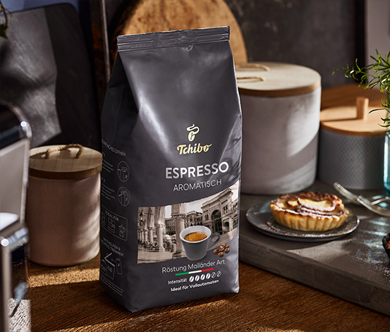 Espresso Aromatisch - 1 kg Ganze Bohne online bestellen bei Tchibo 524120
