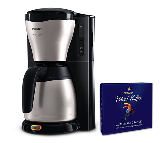 Philips HD7546/20 Filterkaffeemaschine (inkl. bestellen 489248 Gaia Tchibo bei Gratis-Kaffee) online Café
