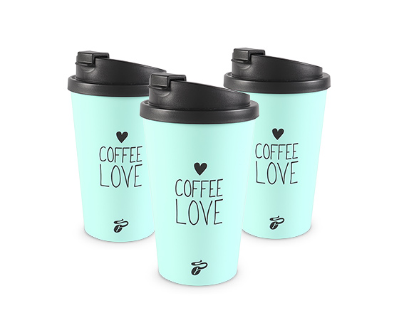 3x Mehrwegbecher – coffee love online bestellen bei Tchibo 500343