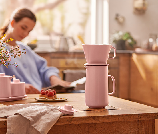 Kaffeekanne mit Filter, rosa online bestellen bei Tchibo 609882