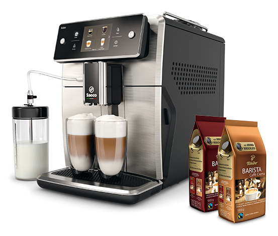 Saeco Xelsis SM7683/00 Kaffeevollautomat (inkl. Gratis-Kaffee) online  bestellen bei Tchibo 493455