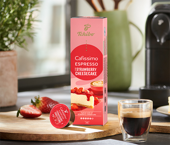 Cafissimo Flavoured Espresso – Strawberry Cheesecake – 10 Kapseln online  bestellen bei Tchibo 527925