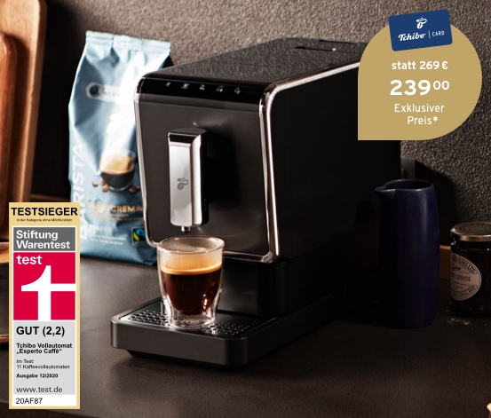 Tchibo Kaffeevollautomat »Esperto Caffè« online bestellen bei Tchibo 392080