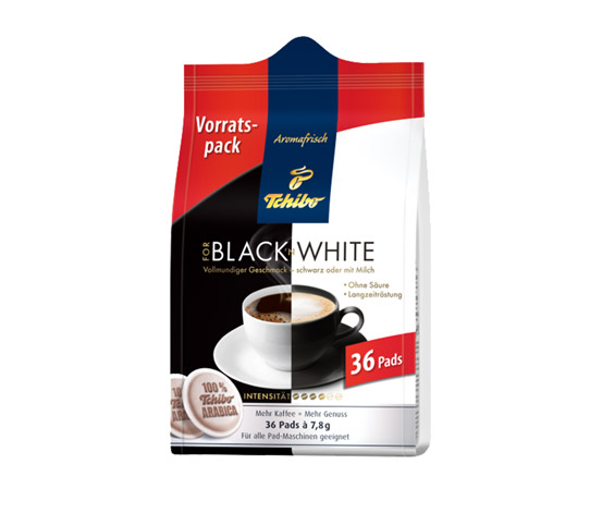 NEU: 36 Pads For Black `n White online bestellen bei Tchibo 481550