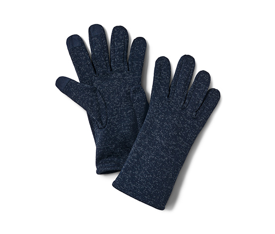 Strickfleece-Handschuhe, dunkelblau online bestellen bei Tchibo 645496