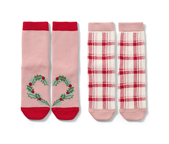 2 Paar Kleinkinder-Antirutsch-Socken mit Herz-Jacquard online bestellen bei  Tchibo 651224