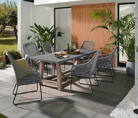 Gartentisch mit Beton-Tischplatte online bestellen bei Tchibo 614926