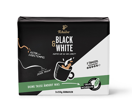 BLACK & WHITE - 500 g Gemahlen online bestellen bei Tchibo 521477