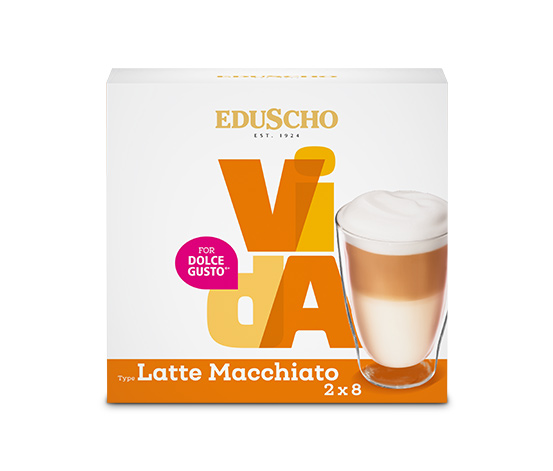 EDUSCHO VidA Latte Macchiato – 2x 8 Kapseln (16 Kapseln) online bestellen  bei Tchibo 496882