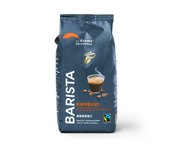 BARISTA Espresso – 1 kg Ganze Bohne online bestellen bei Tchibo 481597