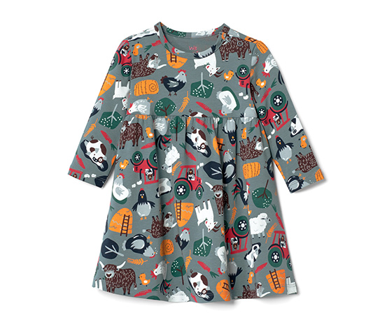 Baby Jerseykleid, Alloverprint online bestellen Tchibo bei 669280