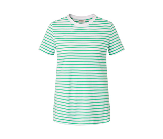 Gestreiftes T-Shirt, grün-weiß online bestellen Tchibo bei 661990