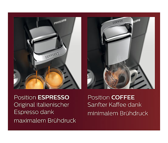 Philips HD8847/01 4000 Serie Kaffeevollautomat, schwarz (inkl.  Gratis-Kaffee) online bestellen bei Tchibo 483405
