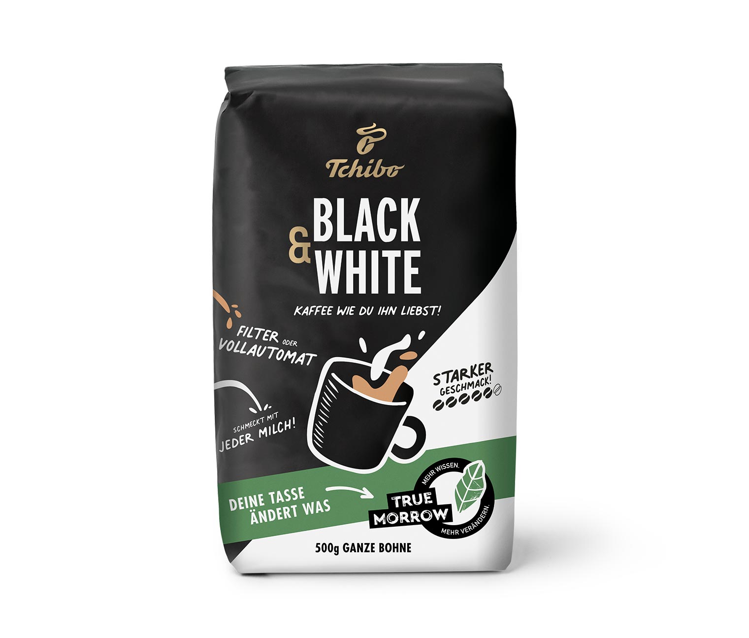BLACK & WHITE - 500 g Ganze Bohne online bestellen bei Tchibo 521480
