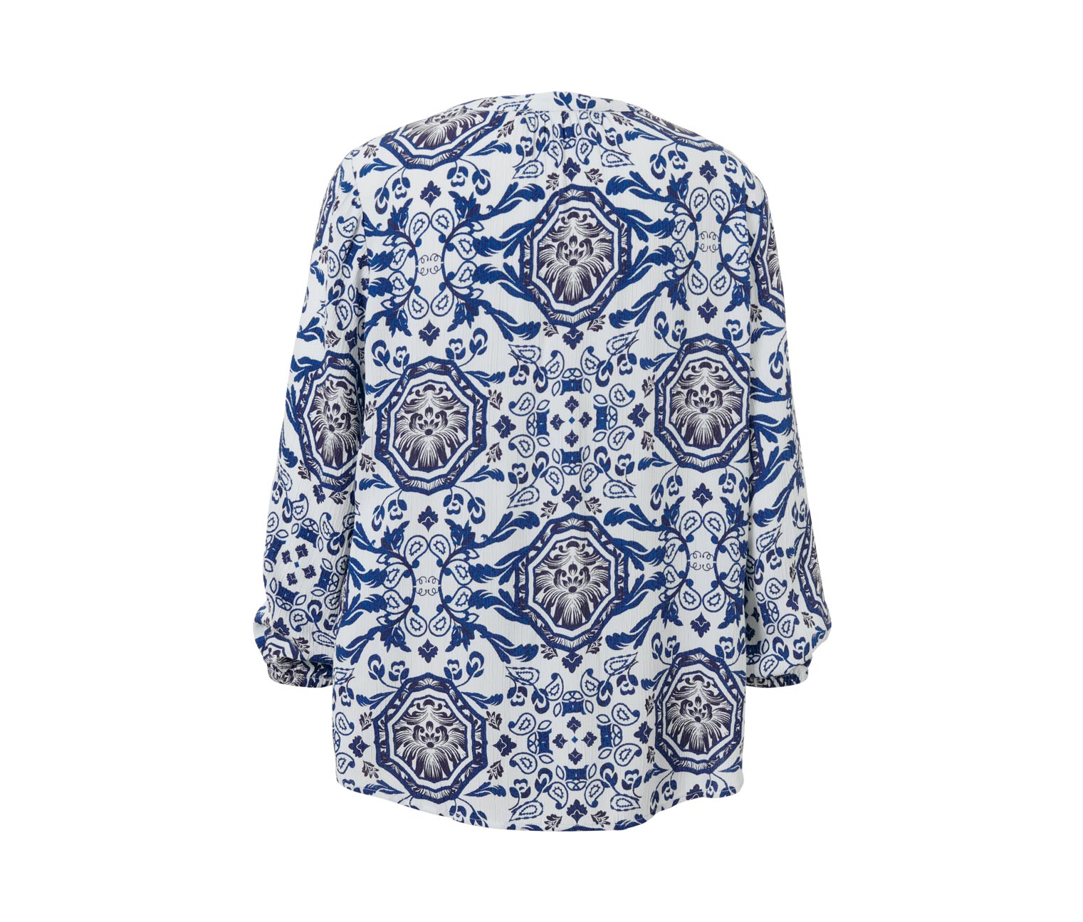Bedruckte Tunika-Bluse, blau online bestellen bei Tchibo 663103